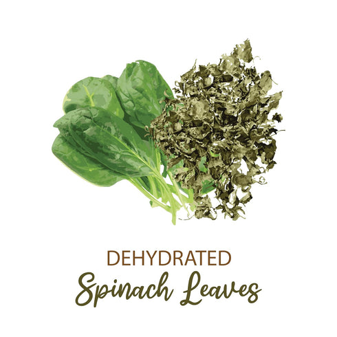 (30g 1.05 oz, Pack 1) SHROOTS Dehydrated Spinach Leaves Air Dried Dehydrated Vegetable, Gluten Free, Vegan, Shredded