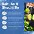 300g Pack Packaging Vera Salt Fine Spring Salt HandHarvested White Crystals from Spain Fine Texture with Natural