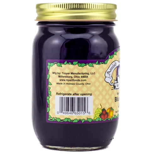18 (Pack 2) Amish Wedding Blueberry Jam Ounces