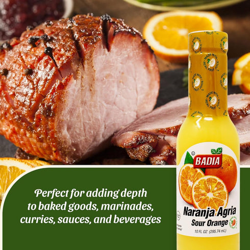 10 oz Badia Sour Orange, Naranja Agria fl Tangy, Citrusy & Bright Flavor for Mojo, Marinades and Grilling