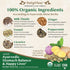50 5oz DelighTeas Stomach & Liver Tea | Ayurvedic Herbal Blend for Digestion | Organic Milk Thistle, Fennel, Ginger