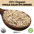 Myco Buddy 5 lbs Organic Rye Berries - Non-GMO, Kosher, Raw Whole Grain, Bulk Seeds - Product of USA