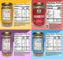 Pack Kin Kitchen non-GMO Granola & Organic Quinoa Crisps, in a Glass Jar Recyclable and Resusable. Made with Real