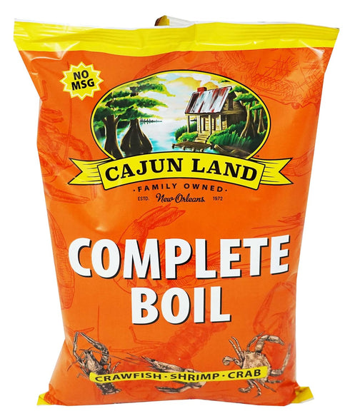Cajun Land Crab Shrimp Crawfish Boil, Complete, 4 Lbs