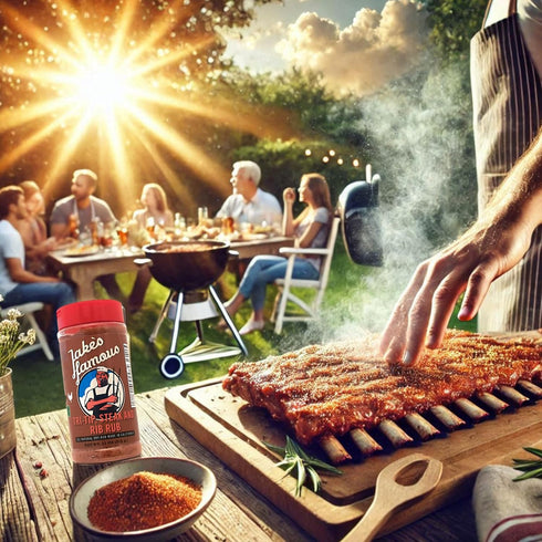 Jake's Famous Foods 11 Oz (Pack 1) Jake's Righteous Rubs Tri Tip, Steak & Rib Rub All Purpose, Brown Sugar BBQ