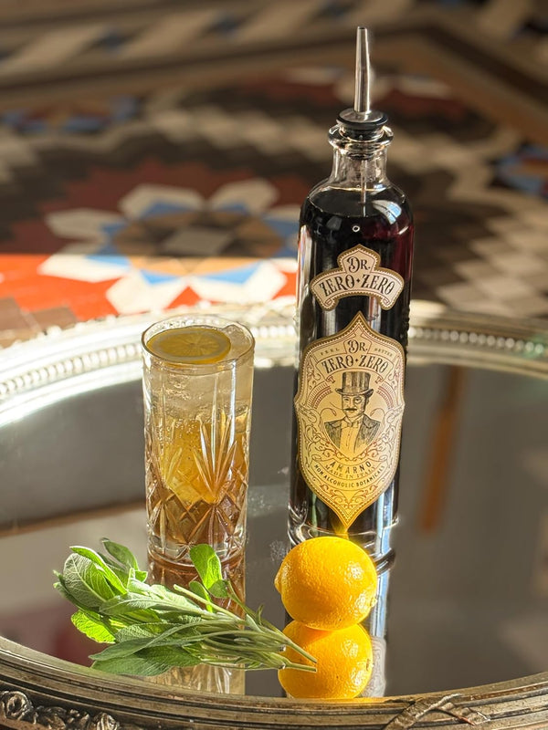 700ml Dr Zero Zero AmarNo | Award Winning Non-Alcoholic Spirit | Bitter Cocktail Mocktail Drink | After-Dinner