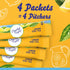 (16 Packets, 4 Packs 4) Crystal Light Lemon Iced Tea Drink Mix Pitcher