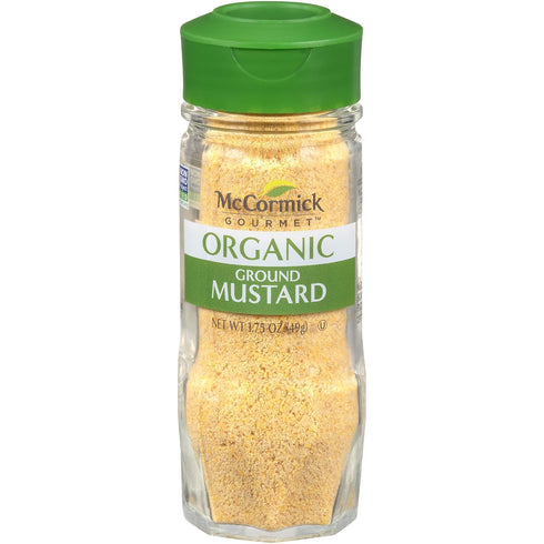 1.75 oz (Pack 3) McCormick Gourmet Organic Ground Mustard