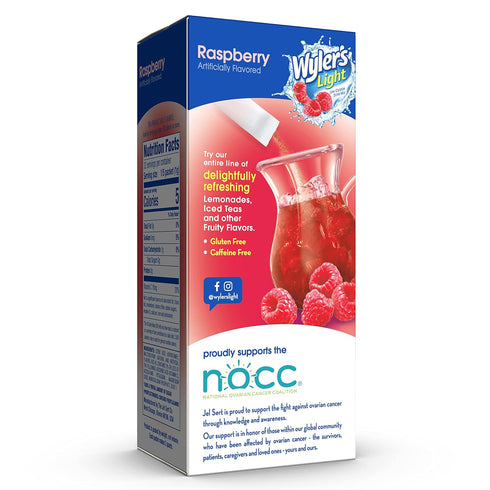 Packs, 6 (36 Packets) Wyler's Light Pitcher Water Drink Mix, Raspberry, Boxes Pitcher