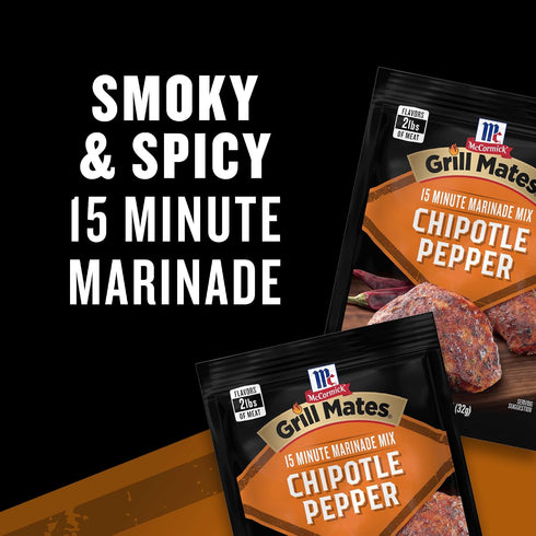 1.13 oz McCormick Grill Mates Chipotle Pepper Marinade Mix