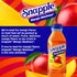 16 oz 6 pack Snapple Mango Madness, fl recycled plastic bottle