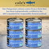 6 PACK Frozen, 6.0 oz COLES PATAGONIAN SALMON IN SPRING WATER - Fresh Caught, Never Boneless, Canned Salmon, Canned