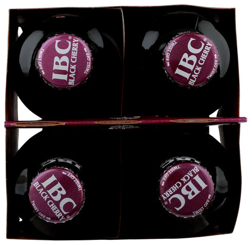 12 Oz (pack 4) IBC, Black Cherry Soda, , Fl