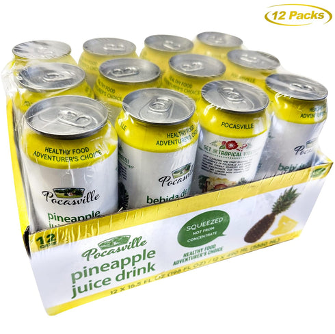 Pocasville 16.5 12) Fruit Juices, Squeezed not form Concentrate, Fluid Ounce Can (Pineapple
