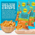 4-Pk 4oz BIENA Tasty Thins Veggie Crisps Made with Avocado Oil - Nacho, Bags Chickpeas & Veggies, Vegan, Gluten Free