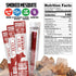 15g (12 Pack) Smoked Mesquite Beef Sticks, Protein Per Beef Stick, Tender & Juicy Extra Large Meat Stick, USA Made High
