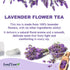 80 100% LeafLea Premium Lavender Tea Bags, Natural & Pure from Lavender Flowers, Nighttime Comfort & Digestive Support