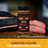 RubWise Texas Style BBQ Brisket Rub (1lb) | BBQ Rub & Spices for Smoking and Grilling, Great on Brisket