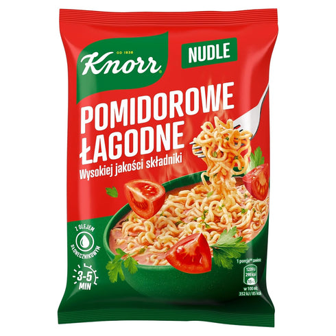 (3-Pack) Knorr Nudle Pomidorowe Lagodne Instant Tomato Noodle Soup