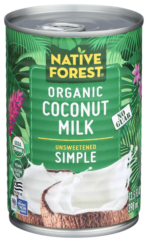 Native Forest Organic Coconut Milk Unsweetened - Unsweetened Coconut Milk Canned &
