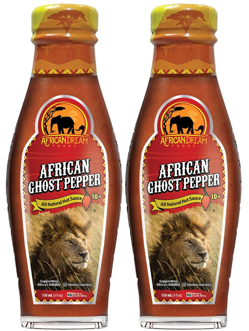 African Ghost Pepper Hot Sauce by African Dream Foods | Extremely Spicy