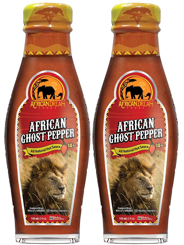 African Ghost Pepper Hot Sauce by African Dream Foods | Extremely Spicy