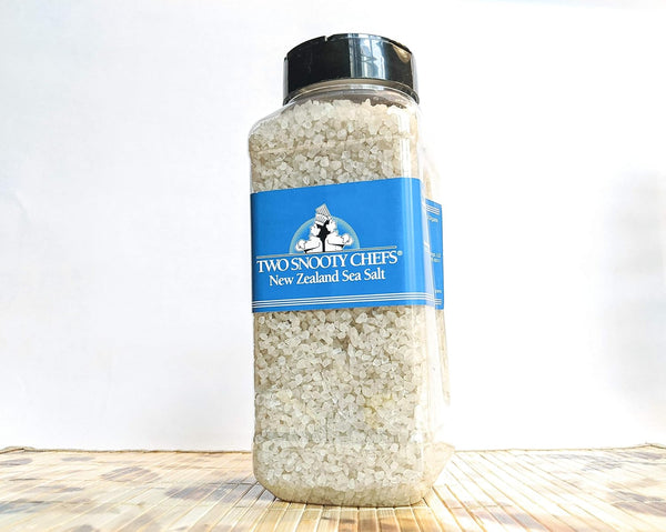 Two Snooty Chefs Quart Size New Zealand Sea Salt Coarse, 38-Ounce