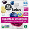 Noka Superfood Fruit Smoothie Pouches, Blueberry Acai, Healthy Snacks with Flax Seed,