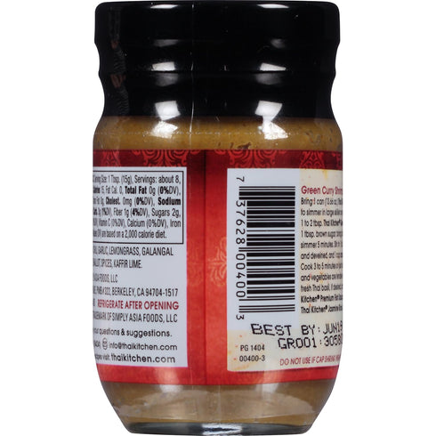 4 oz (Pack 2) Thai Kitchen Gluten Free Green Curry Paste