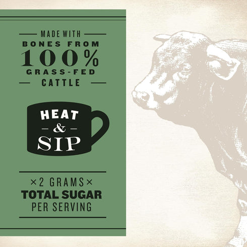 14 oz. (Pack 2) Epic Artisanal Bone Broth, Beef Jalapeno Sea Salt