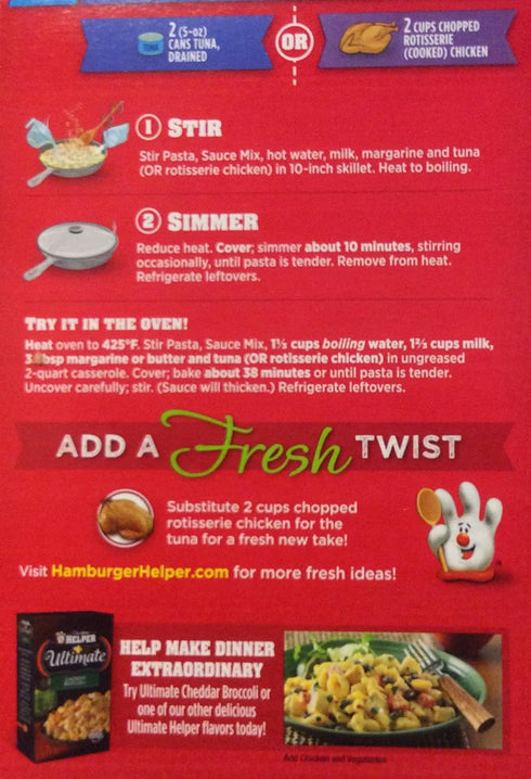 Betty Crocker 6.4oz (10 Pack) TUNA CREAMY BROCCOLI Tuna Helper