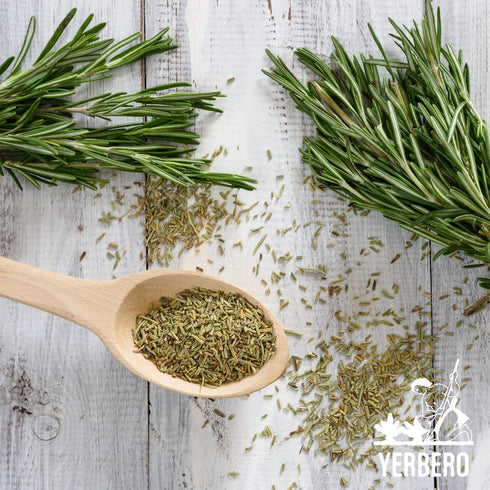 1 Lb (16oz 453g) Yerbero Gourmet - Exquisite Whole Rosemary Leaves for Herbal Tea - / | Premium Rosmarinus Officinalis