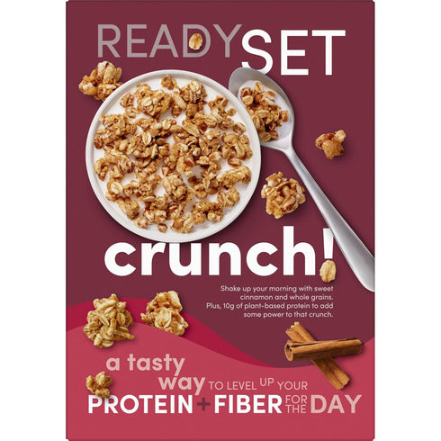 10g 10g 17.4oz (1 Kashi GO Protein Cereal, Protein, Fiber, Cinnamon Crunch, Box Box)