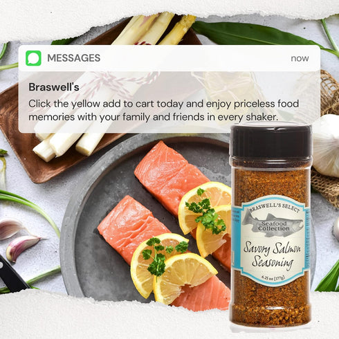 4 Pack Braswell's Savory Salmon Seasoning