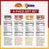 Country Pack 18oz Bob's BBQ Sauce Variety - Spicy Sweet, Original, Hickory & Brown Sugar, Sweet Honey, Savory Marinades