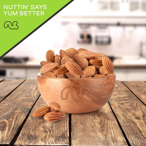 (48oz 3 LB) Packed NUT CRAVINGS - Raw Whole Almonds, Unsalted, Shelled, - Bulk Nuts Fresh in Resealable Bag - Kosher