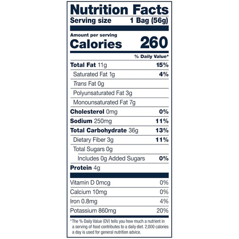 2 Oz (Pack 6) Cape Cod Potato Chips, Less Fat Original Kettle Chips