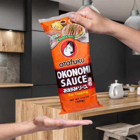 Otafuku Okonomi Sauce, Vegan Japanese Topping, 17.6 Ounces