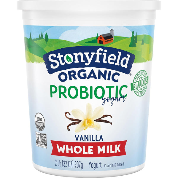 Stonyfield Organic , Whole Milk French Vanilla Yogurt, 32 oz
