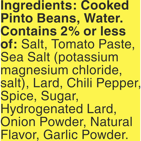 6 96 oz. Old El Paso Traditional Refried Beans, cans