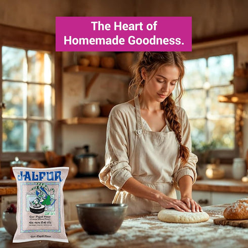 Jalpur 100g Coarse Wheat Flour (gor papdi flour)