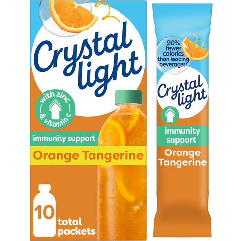 Crystal Light Immunity Support Orange Tangerine natural flavor with other natural flavor