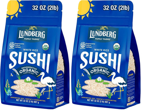 Lundberg Family Farms - Organic California Sushi Rice, Japanese Style Short Grain