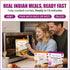 Pack 6, 1.5 6 Pack 10 oz Meal Delight Dal Makhani, Dal Tadka & Chana Masala, Ready to Eat Indian Meals, Variety of Heat