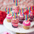 24 16 16th 16 16th PCS Sweet Cupcake Toppers with Heart Sixteen Happy Birthday Cupcake Picks Cheers to Years Birthday