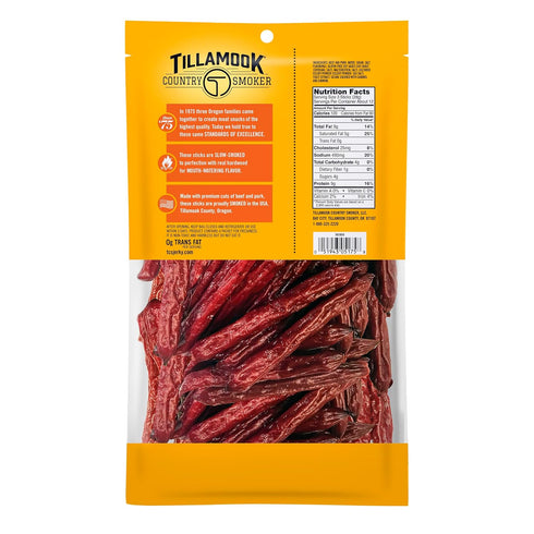 Country 12 Tillamook Smoker Real Hardwood Smoked Sausages, Teriyaki, Ounce