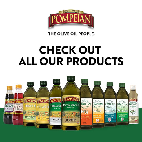 Pompeian Made Easy Bake Olive Oil, 16 Fl Oz, Ultra Light Taste for Baking Brownies and Cakes, Non-GMO