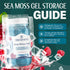 Pack 1 TrueSeaMoss Sea Moss Gel Made in USA Wildcrafted Seamoss, Fruits & Jarred Vegetables Blue Spirulina, of (Labels
