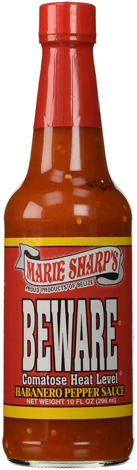 Marie Sharp's Beware Comatose Habanero Hot Sauce, 10 oz