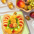 Dried Fruit Gift Basket with Wooden Tray Healthy Gourmet Snack Box Variety Holiday Food Tray for Corporate, Sympathy